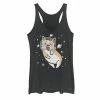 Best Pirce 🎉 Unbranded Juniors' Fifth Sun Space Corgi Tank Top Black Heather 🎁