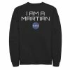New 🔔 Unbranded Men's NASA I Am A Martian With Logo Graphic Fleece Pullover 💯