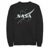 Wholesale ✔️ Unbranded Men's NASA Simple Streaks And Stars Logo Graphic Fleece Pullover ⌛