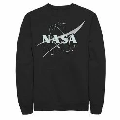 Wholesale ✔️ Unbranded Men's NASA Simple Streaks And Stars Logo Graphic Fleece Pullover ⌛