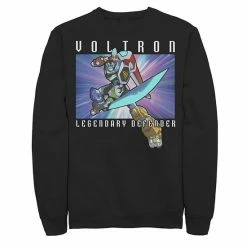 Flash Sale 🤩 Unbranded Men's Voltron: Legendary Defender Voltron Action Pose Long Sleeve Fleece 🛒