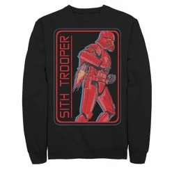 New 😀 Unbranded Men's Star Wars The Rise Of Skywalker Sith Trooper Rocket Fleece Graphic Top 👏