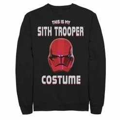 Top 10 😍 Unbranded Men's Star Wars The Rise Of Skywalker 🎃 Halloween Sith Trooper Costume Fleece Graphic Top ⭐
