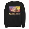 Best deal 🥰 Unbranded Men's Star Wars The Mandalorian Dreamscape Journey Graphic Fleece Pullover 🌟