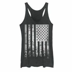 Wholesale 😀 Unbranded Juniors' Faded American Flag Graphic Tank 👏