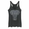 Flash Sale 😀 Unbranded Juniors' Boho Elephant Henna Graphic Tank 🔔