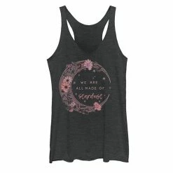 New 👍 Unbranded Juniors' Stardust Moon Galactic Flowers Tank Top 🧨