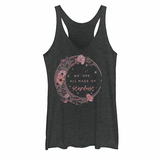 New ๐ Unbranded Juniors' Stardust Moon Galactic Flowers Tank Top ๐งจ