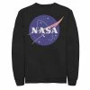 Buy 🎁 Unbranded Men's NASA Classic Circle Logo Graphic Fleece Pullover 😀