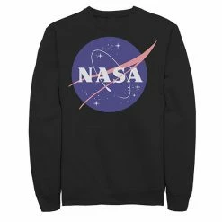 Buy 🎁 Unbranded Men's NASA Classic Circle Logo Graphic Fleece Pullover 😀
