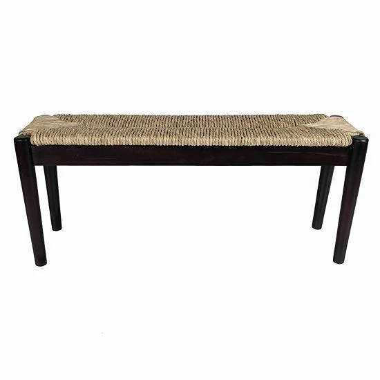Best deal ๐ Unbranded Seagrass Indoor / Outdoor Bench Black โจ - Image 3