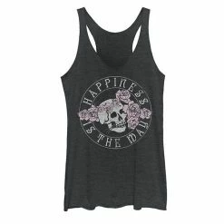 New 👏 Unbranded Juniors' "Happiness Is The Way" Skull Tank ⭐