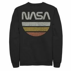 Top 10 ⌛ Unbranded Men's NASA Half Moon Graphic Fleece Pullover 🌟