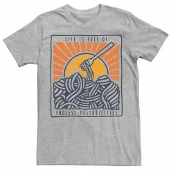 Buy ❤️ Unbranded Men's Life Is Full Of Endless Pastabilities Graphic Tee 🛒