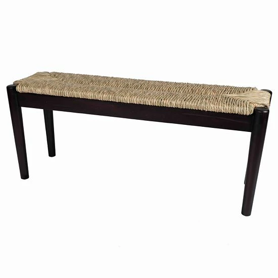 Best deal ๐ Unbranded Seagrass Indoor / Outdoor Bench Black โจ - Image 6