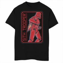 Promo 🎉 Unbranded Boys 8-20 Star Wars The Rise Of Skywalker Sith Trooper Rocket Performance Tee Black 👏