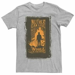 Budget ✔️ Unbranded Men's Harry Potter Neither Can Live While The Other Survives Graphic Tee 🛒