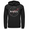 Promo 🌟 Unbranded Men's NASA Hollow Circle Logo Graphic Hoodie 😍