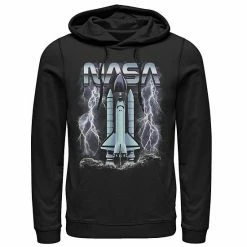 Wholesale 🧨 Unbranded Men's NASA Rocket Ship Struck By Lightning Graphic Hoodie ✨