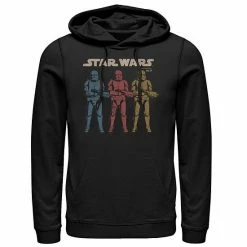 New 💯 Unbranded Men's Star Wars The Rise Of Skywalker Stormtrooper Trio Graphic Hoodie ⌛
