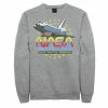 Best deal ❤️ Unbranded Men's NASA Retro Space Shuttle Program Graphic Fleece Pullover 🤩