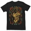 Coupon 😀 Unbranded Men's Star Wars Darth Vader Festivity Aztecan Patter Reach Graphic Tee 🎁
