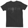 Promo ⭐ Unbranded Men's Star Wars Hoth Probe Droid Text Graphic Tee 🛒