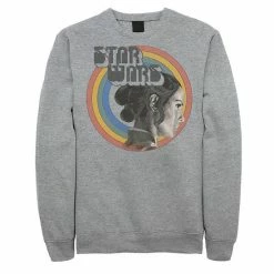 Cheap 🎁 Unbranded Men's Star Wars The Rise Of Skywalker Rey Vintage Rainbow Fleece Graphic Top 🔔