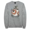 Cheapest 👍 Unbranded Men's Star Wars The Rise Of Skywalker BB-8 Lighter Fleece Graphic Top ⭐