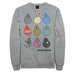Best Pirce 🔥 Unbranded Men's Star Wars The Rise Of Skywalker BB-8 Fashion Graphic Fleece Pullover 👍