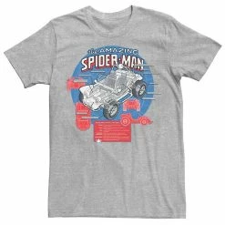 Best Sale ✨ Unbranded Men's Marvel The Amazing Spider-Man Vehicle Schematics Graphic Tee ✨