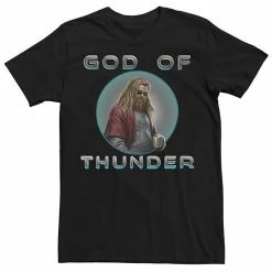 Promo 😀 Unbranded Men's Marvel God Of Thunder Circle Portrait Graphic Tee 👏