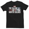 New 😉 Unbranded Men's Marvel Falcon And The Winter Soldier Logo Graphic Tee 👏