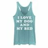 Cheap 🤩 Unbranded Juniors' Fifth Sun "I Love My 🦮 Dog And My Bed" Tank ⌛