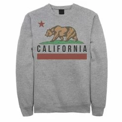 Hot Sale ⌛ Unbranded Juniors' California State Bear Flag Fleece Graphic Top 😉