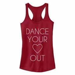 Hot Sale ✔️ Unbranded Juniors' Chin-Up Dance Your Heart Out Ideal Racerback Tank ✔️