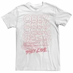 Buy ✔️ Unbranded Men's They Live Obey Outline Stack Graphic Tee 💯
