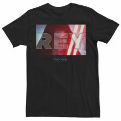 Buy 👏 Unbranded Men's Star Wars Rise Of Skywalker Rey Text Over Lay Portrait Tee 🧨