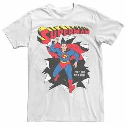 Best Pirce ✨ Unbranded Men's DC Comics Superman The One And Only Vintage Portrait Graphic Tee 😍
