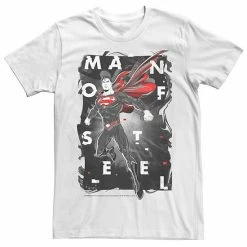 Best reviews of 🤩 Unbranded Men's DC Comics Superman Man Of SGraphic Teel Grey Scale Portrait Graphic Tee 🔔