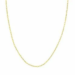 Outlet ⌛ Unbranded Paper Clip Chain Necklace 14k Gold 🔔