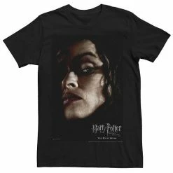 Best Sale 🤩 Unbranded Men's Harry Potter Deathly Hallows Bellatrix Lestrange Poster Graphic Tee ✔️
