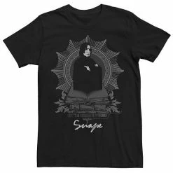 Outlet 🔥 Unbranded Men's Harry Potter Snape Grey Scale Dark Arts Portrait Graphic Tee ❤️