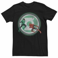 Budget 🧨 Unbranded Men's Marvel Green Lantern Fighting Atrocitus Logo Graphic Tee 🎉
