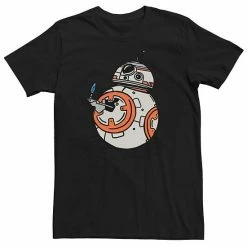 Best Pirce 🤩 Unbranded Men's Star Wars The Rise Of Skywalker BB-8 Lighter Graphic Tee Black 🔔