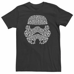 Promo ✔️ Unbranded Men's Star Wars Trooper Silhouette Helmet Fill Graphic Tee 😍