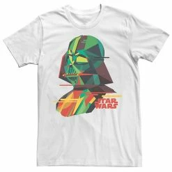 Brand new 😍 Unbranded Men's Star Wars Geometric Darth Vader Portrait Graphic Tee 🛒