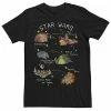 Deals ⭐ Unbranded Men's Star Wars Drawn Locations Poster Graphic Tee 🔔