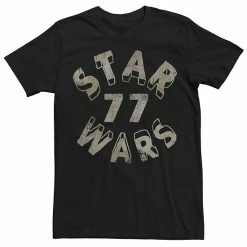 New 🔥 Unbranded Men's Star Wars Distressed 1977 Logo Graphic Tee 🎁