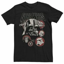 Budget 🤩 Unbranded Men's Star Wars Distressed Empire Collage Graphic Tee ✔️